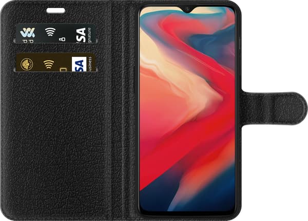 Kompatibelt Lommeboketui til OnePlus 6T Blå elgitarr blå