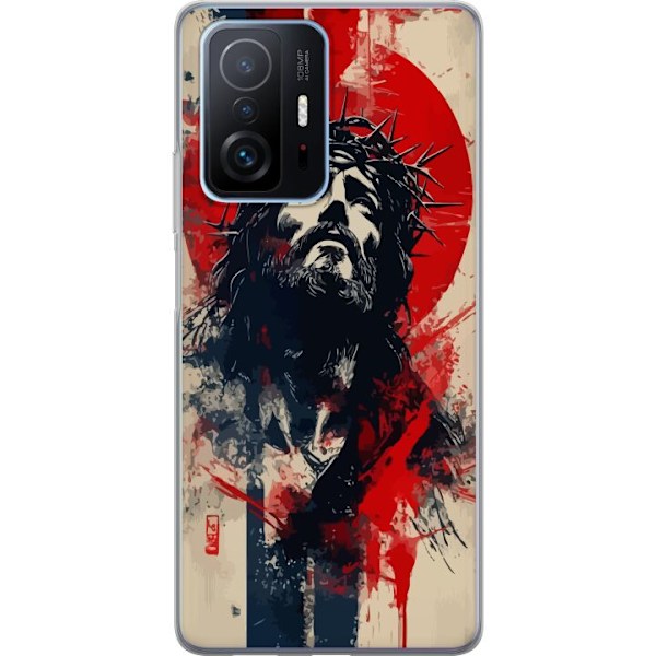 Xiaomi 11T Pro Läpinäkyvä kuori Jeesus ristillä - kristill