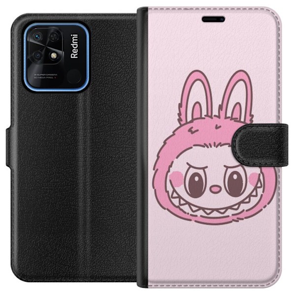 Xiaomi Redmi 10C Tegnebogsetui Labubu Dyrekreds Bunny Udgave