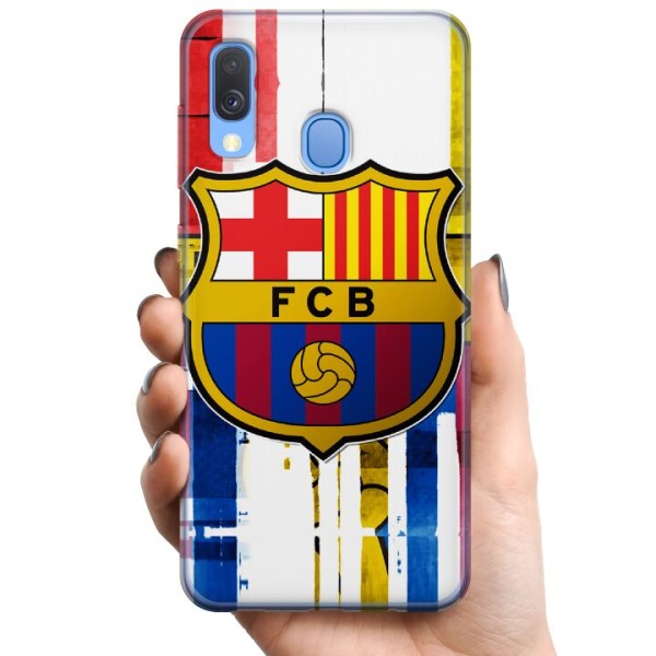 Samsung Galaxy A40 TPU Matkapuhelimen kuori FC Barcelona