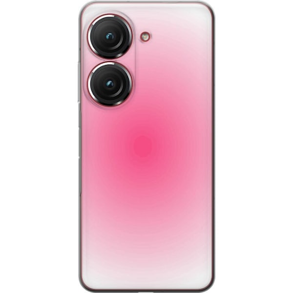 Asus Zenfone 9 Gjennomsiktig deksel Rosa Sky