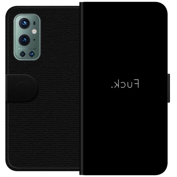 Kompatibelt Plånboksfodral till OnePlus 9 Pro >FUCK<