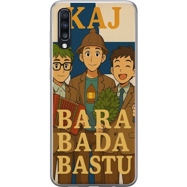 Samsung Galaxy A70 Genomskinligt Skal Bara bada bastu KAJ