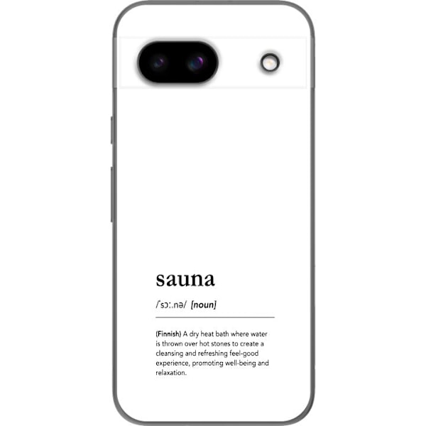 Google Pixel 8a Genomskinligt Skal Bara Bada Bastu - Bastu