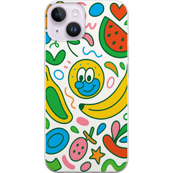Apple iPhone 14 Plus Genomskinligt Skal Butterfly Veil