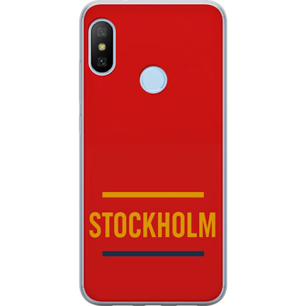 Xiaomi Mi A2 Lite Läpinäkyvä kuori Stockholm – Hockey