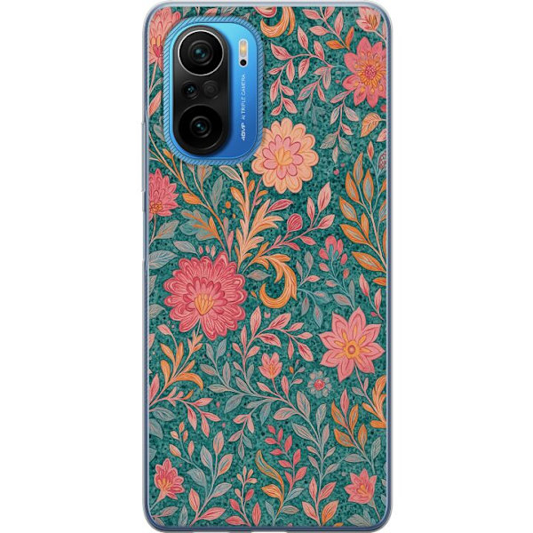 Xiaomi Poco F3 Gennemsigtig cover Floral Dream