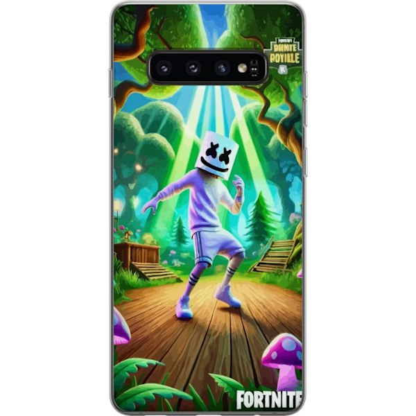 Samsung Galaxy S10 Läpinäkyvä kuori Fortnite