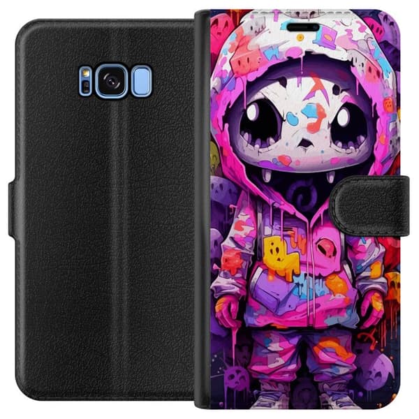 Kompatibelt Plånboksfodral till Samsung Galaxy S8 Anime