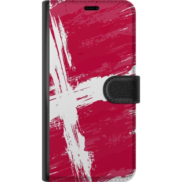 Apple iPhone 15 Lommeboketui Danmark Flagge