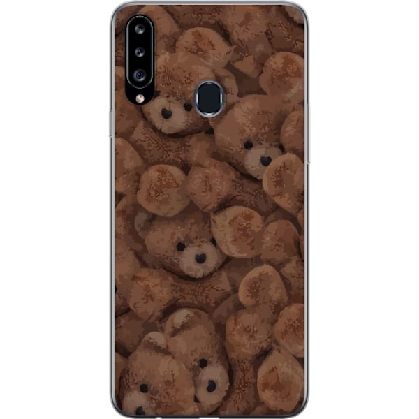 Samsung Galaxy A20s Gennemsigtig cover Teddy