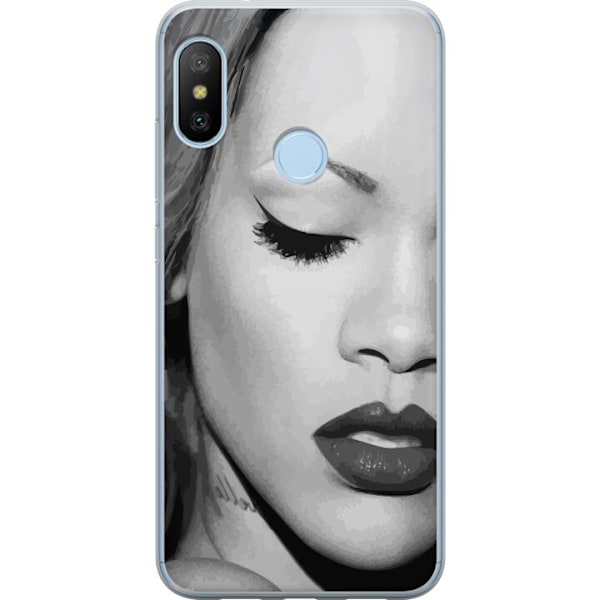 Xiaomi Mi A2 Lite Läpinäkyvä kuori Rihanna – Aesthetic Edit 2025