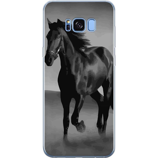 Samsung Galaxy S8 Gennemsigtig cover Mørk Hest