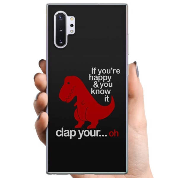 Samsung Galaxy Note10+ TPU Matkapuhelimen kuori Dinosaurus