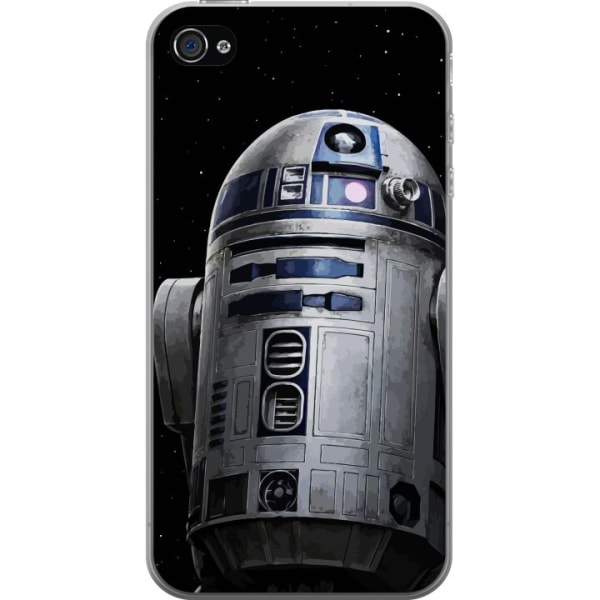 Apple iPhone 4 Genomskinligt Skal R2D2 Star Wars