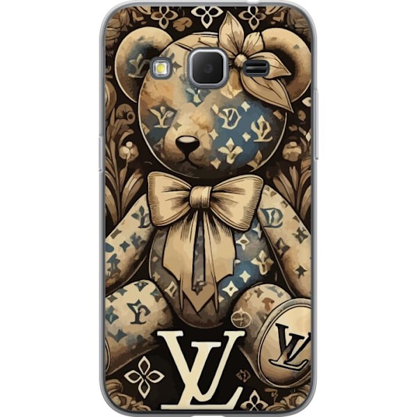 Samsung Galaxy Core Prime Genomskinligt Skal Teddy Vuitton