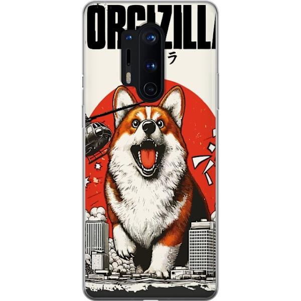 OnePlus 8 Pro Gennemsigtig cover Corgizilla