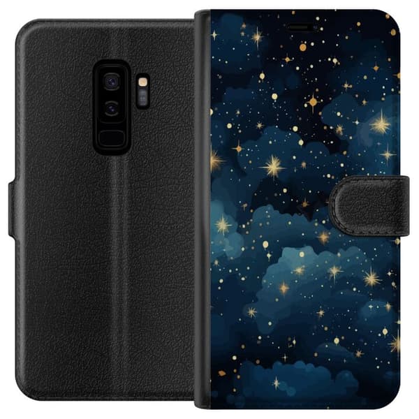 Kompatibel Tegnebogsetui til Samsung Galaxy S9+ Stjerner på himlen