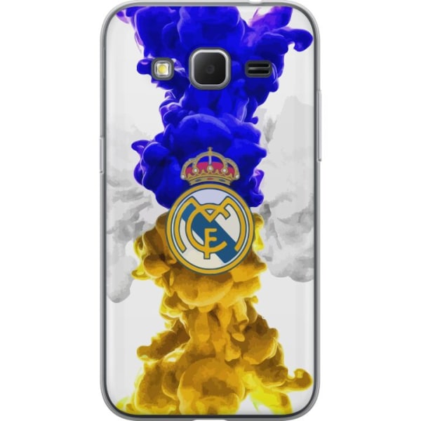 Samsung Galaxy Core Prime Genomskinligt Skal Real Madrid Färg