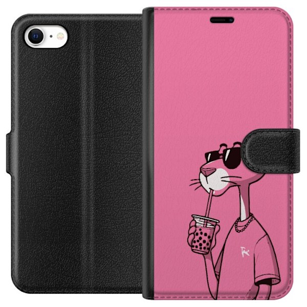 Apple iPhone 6s Tegnebogsetui Pink Panther Drink