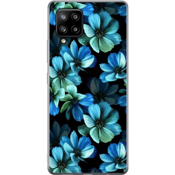 Samsung Galaxy A42 5G Gennemsigtig cover Blomster