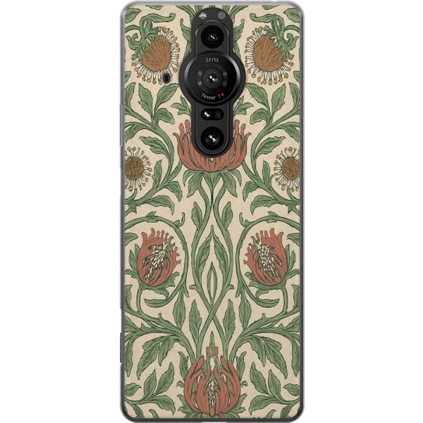 Sony Xperia Pro-I Läpinäkyvä kuori Petali Yksityiskohdat