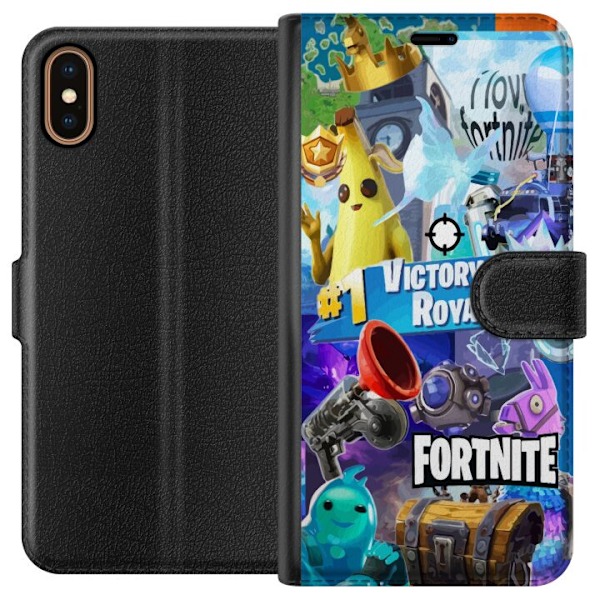 Apple iPhone XS Lommeboketui Fortnite