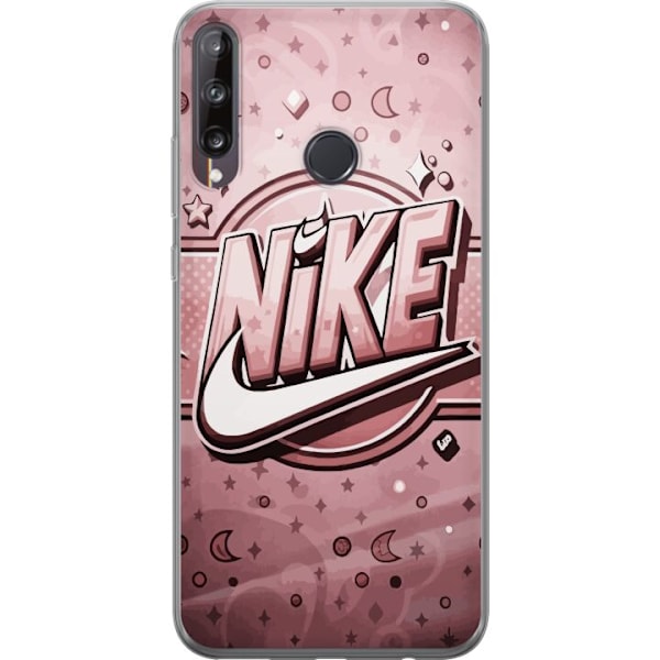 Huawei P40 lite E Genomskinligt Skal Nike Rosa