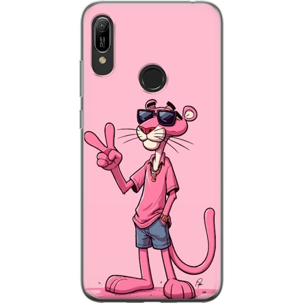 Huawei Y6 (2019) Läpinäkyvä kuori Pink Panter Peace