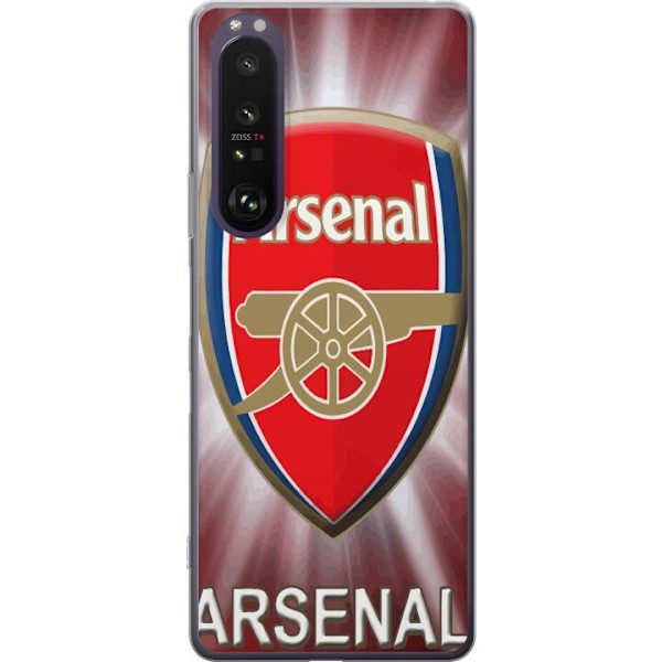 Sony Xperia 1 III Läpinäkyvä kuori Arsenal
