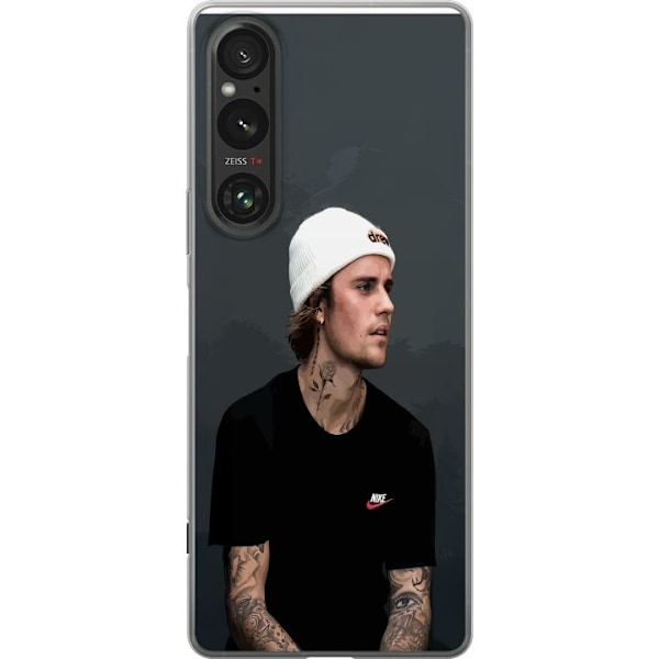 Sony Xperia 1 V Genomskinligt Skal Justin Bieber