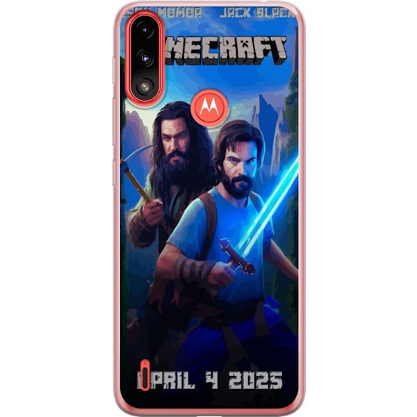 Motorola Moto E7 Power Gjennomsiktig deksel En Minecraft-film