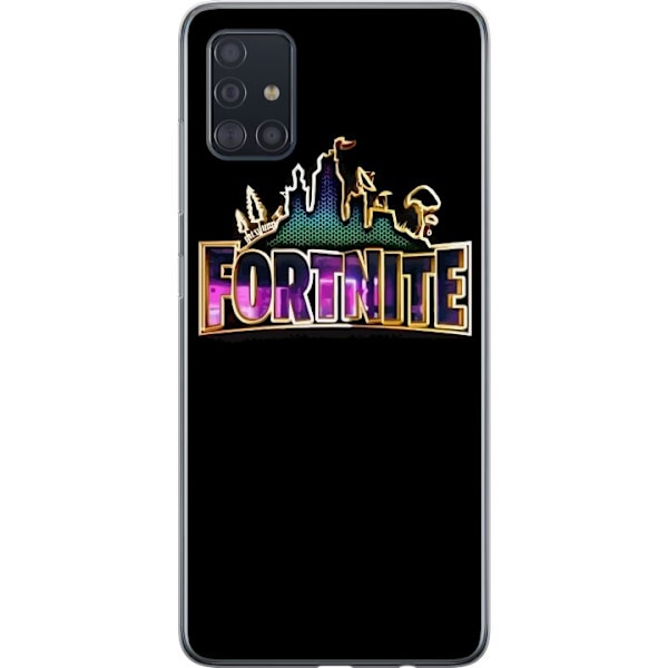 Samsung Galaxy A51 Läpinäkyvä kuori Fortnite