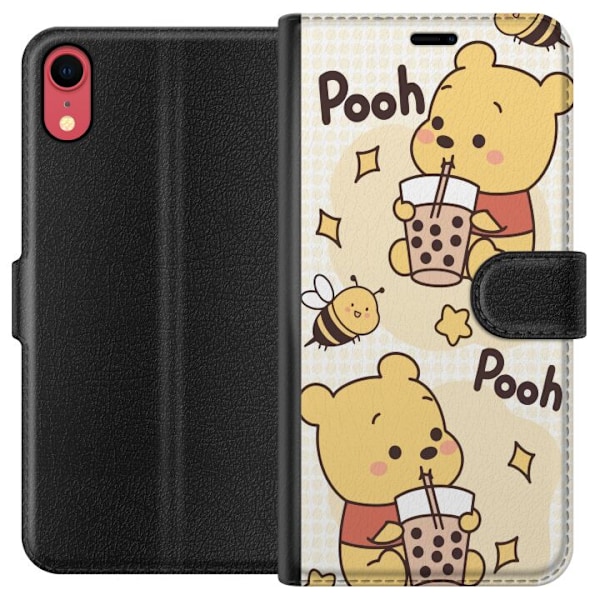 Apple iPhone XR Plånboksfodral Nalle Pooh Style – klassiskt björnmotiv i ny tolkning