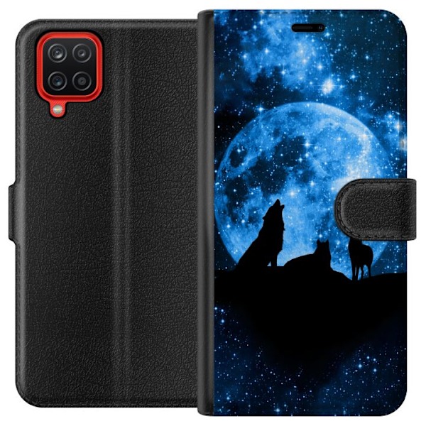 Samsung Galaxy A12 Plånboksfodral Varg
