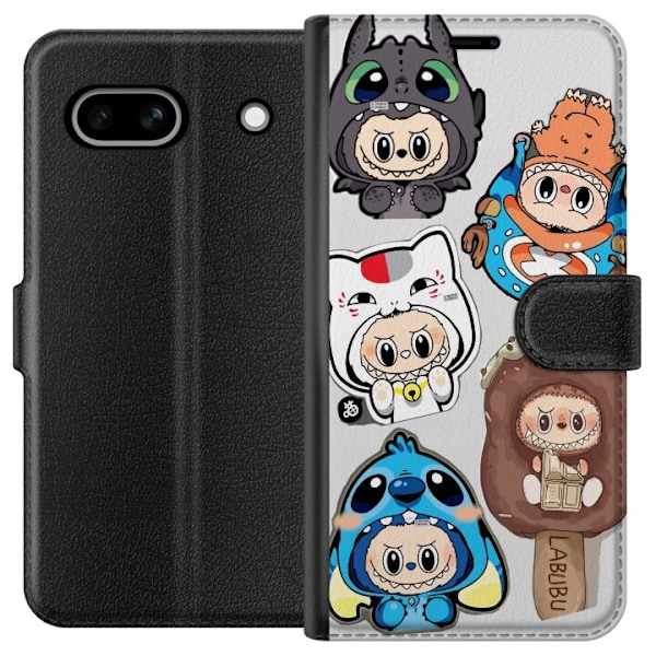 Google Pixel 7a Lompakkokotelo Labubu hahmokokoelma - Pop Mart