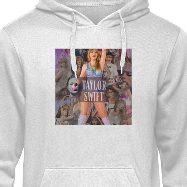 Hoodie til Voksen | Behagelig Hættetrøje Taylor Swift grå XL