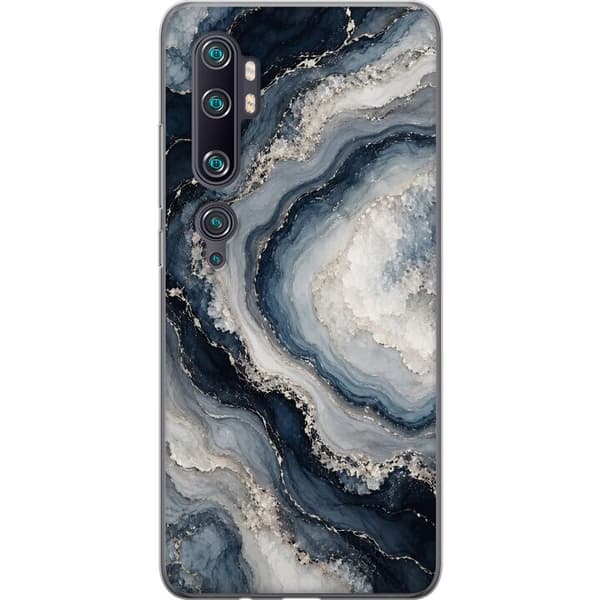 Kompatibelt Mobildeksel til Xiaomi Mi Note 10 Pro Nattagat blå