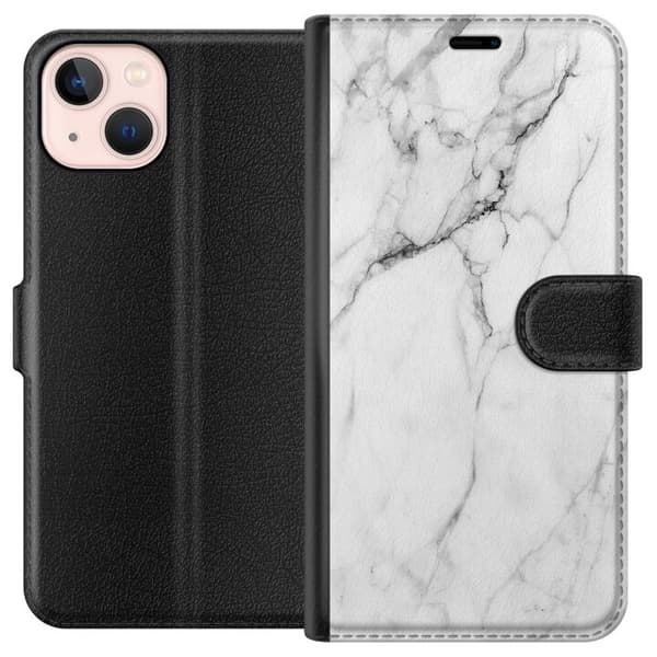 Kompatibelt Plånboksfodral till Apple iPhone 13 mini Marmor