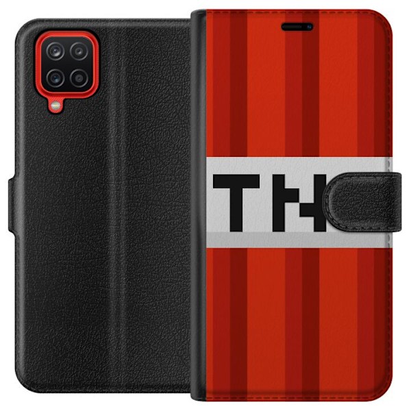 Samsung Galaxy A12 Tegnebogsetui Minecraft TNT