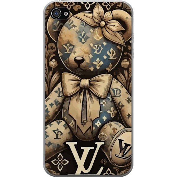 Apple iPhone 4 Genomskinligt Skal LV Teddy