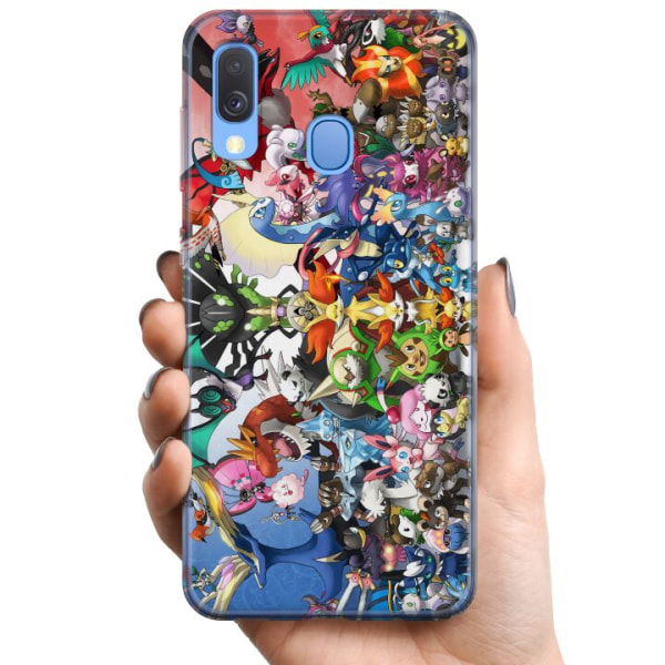Samsung Galaxy A40 TPU Matkapuhelimen kuori Pokemon
