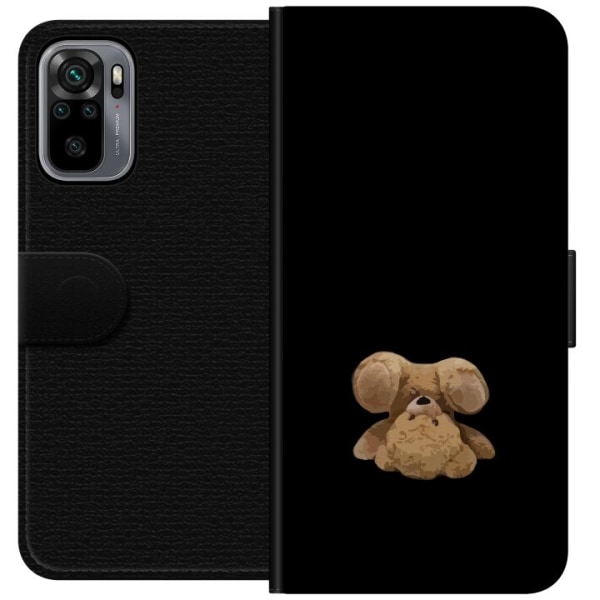 Xiaomi Redmi Note 10S Plånboksfodral Upp och ner björn
