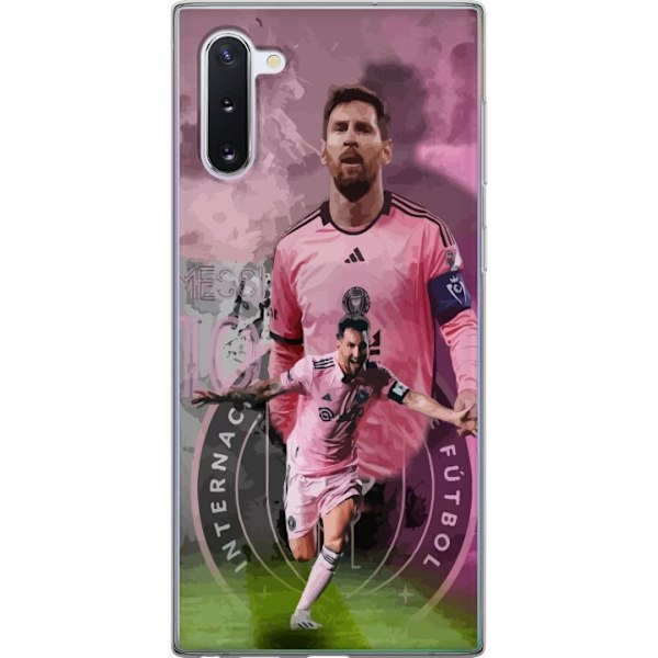 Samsung Galaxy Note10 Läpinäkyvä kuori Messi