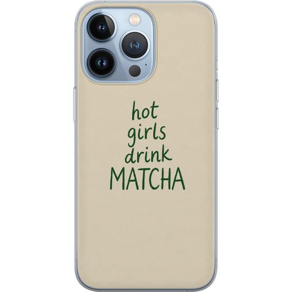Kompatibel Mobilcover til Apple iPhone 13 Pro Matcha-piger beige