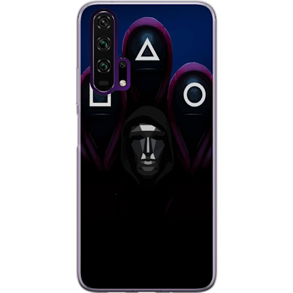 Honor 20 Pro  Läpinäkyvä kuori Squid Game Kausi 3 Uudet Ikoni Suosittu Sarja TV Motiivi Aasialainen Draama Trendikäs Graafinen Suunnittelu