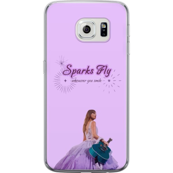 Samsung Galaxy S6 edge Gennemsigtig cover Taylor Swift - Spark