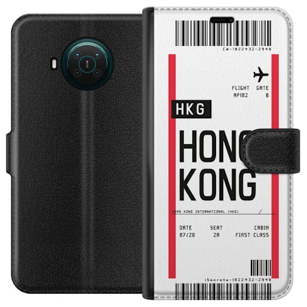 Nokia X10 Lompakkokotelo Hongkong