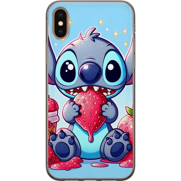 Kompatibelt Mobilskal till Apple iPhone X Stitch jordgubbe