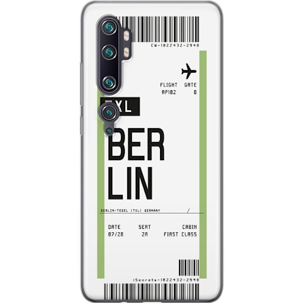 Xiaomi Mi Note 10 Pro Gennemsigtig cover Berlin